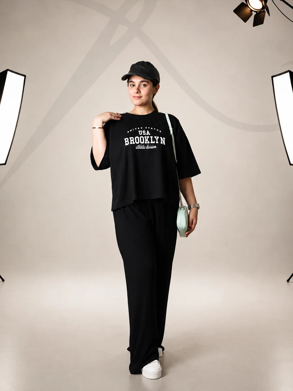تیشرت باکسی BROOKLYN کد 116